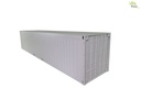 [ THICON-21019 ] 1/14 - 40-Feet Container met Deur (Kunststof Wit) Bouwdoos