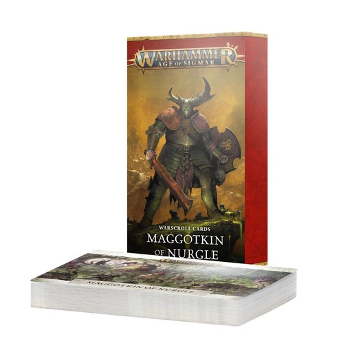 [ GW83-59 ] WARSCROLL CARDS: MAGGOTKIN OF NURGLE
