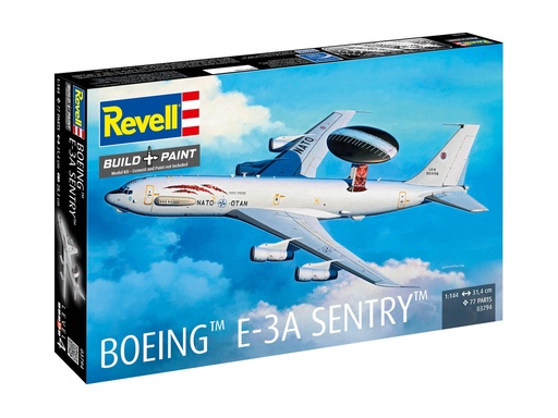 [ RE03794 ] Revell Boeing E-3A Sentry 1/144