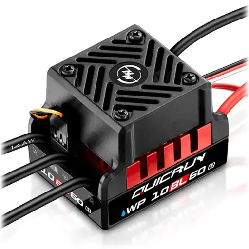 [ HW30107300 ] Hobbywing Quicrun WP10BL60 G2 Brushless ESC 60A 2-3s