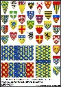 [ VICTRIXMED(VL)14 ] Victrix French Shield & Flag Transfers 14