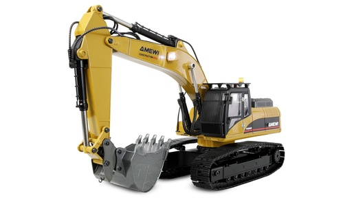 [ AMEWI22732 ] Amewi G705E Bagger Metall 1:14 RTR Geel