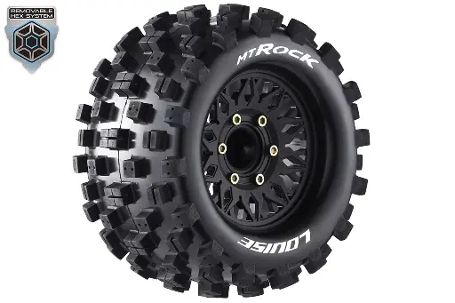 [ PROLR-T3275SX ] Louise RC - MT- ROCK - 1/10 Monster Truck Tire Set