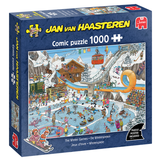 [ JUMBO00601 ] Jumbo Jan Van Haasteren - De Winterspelen - 1000 stukjes