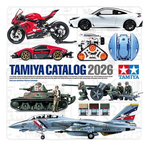 [ T64463 ] Tamiya kataloog 2026  engels/duits/frans/spaans