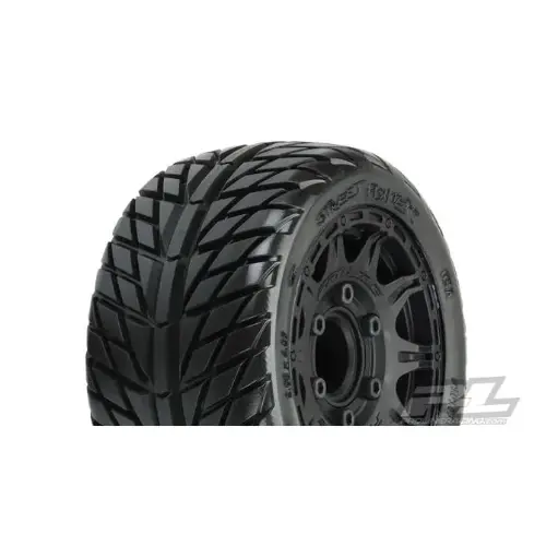 [ PR10161-10 ] Proline racing Street Fighter LP 2.8" MTD Raid Black 6x30 F/R