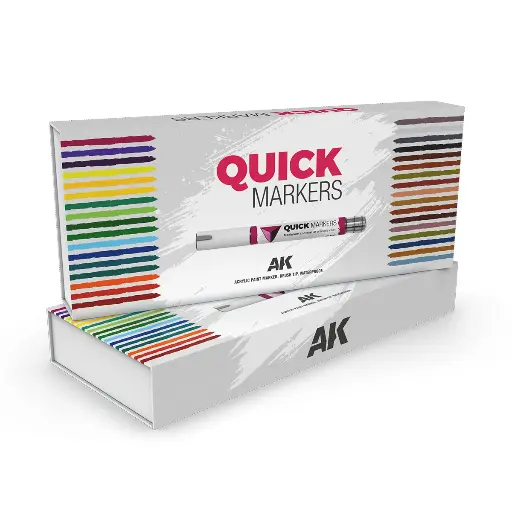 [ AKMQ150 ] Ak-interactive SPECIAL BOX FULL RANGE QUICK MARKERS 34 UNITS