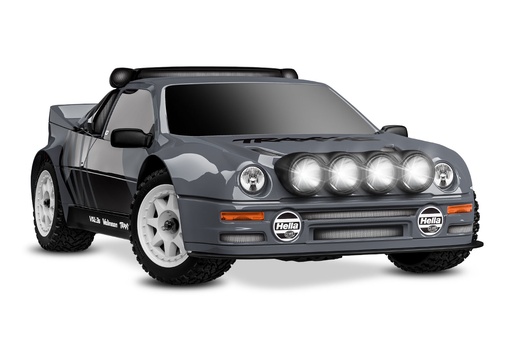 [ TRX-108046-1GRAY ] Traxxas Mini Rally VXL Ford RS200 incl battery & USB charger - Gray - trx108046-1gray