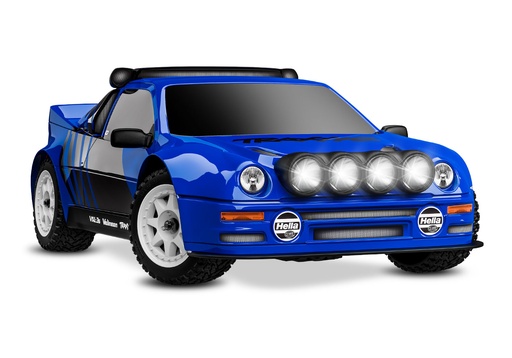 [ TRX-108046-1BLUE ] Traxxas Mini Rally VXL Ford RS200 incl battery & USB charger - Blue - trx108046-1blue