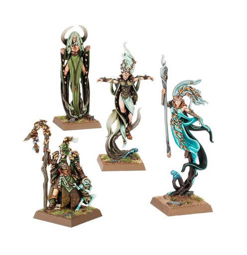 [ GW99112704017 ] Wood elf realms: Wood elf mages