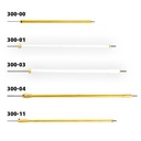 [ RA300-11 ] Raboesch gekogelagerde scheepsas lengte 450mm M5