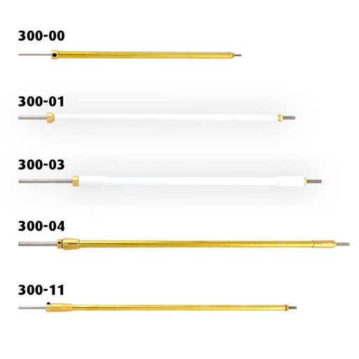 [ RA300-11 ] Raboesch gekogelagerde scheepsas lengte 450mm M5