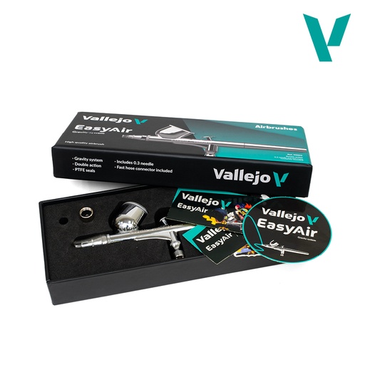 [ VAL90003 ] Vallejo EasyAir  standard Airbrush model for beginners 