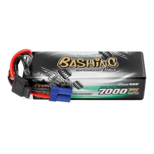 [ GEA703S60E5GT ] Gens Ace Bashing 7000mAh 3S 60C 11.1V G-Tech Lipo Battery with EC5 Plug