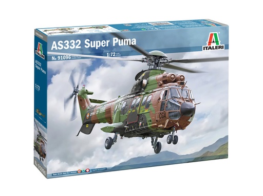 [ ITA-91096 ] Italeri AS332 Super Puma 1/72 