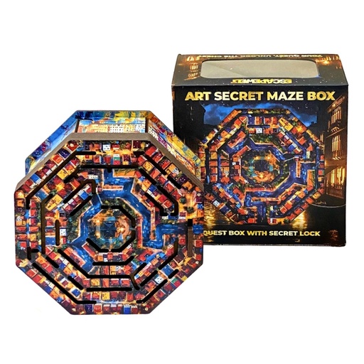 [ UGEARS4262482920412 ] Escape Welt Art Secret Maze Box 