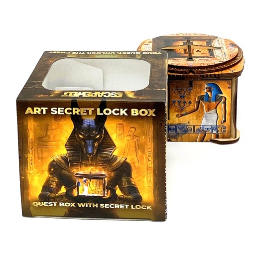 [ UGEARS4262482920429 ] Escape Welt Art Secret Lock Box 
