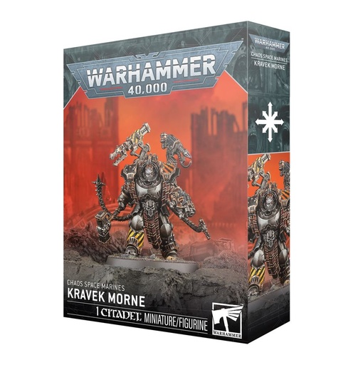 [ GW43-33 ] CHAOS SPACE MARINES: KRAVEK MORNE (Leverbaar vanaf 18/4)