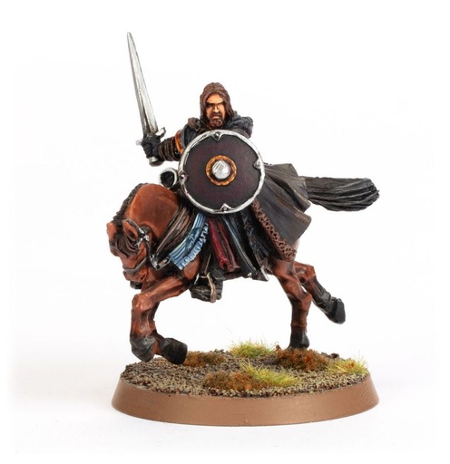 [ GW99061464214 ] Middle earth lord of the rings Boromir mounted