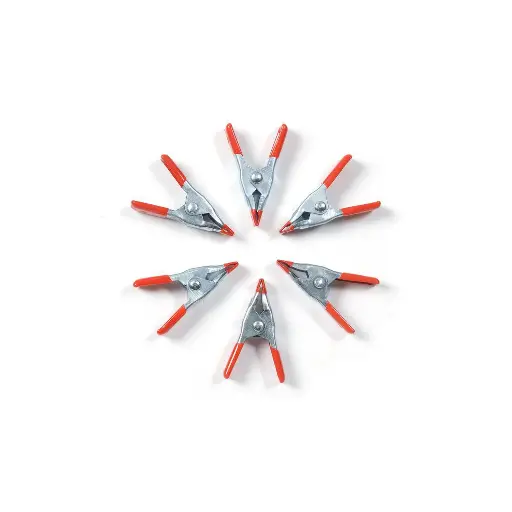 [ OCCRE19118 ] pinces à colle en métal, lot de 6