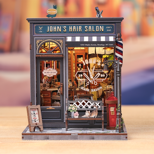 [ CBCWGC215 ] Cutebee DIY Miniature House John's Hair Salon 