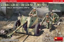 [ MINIART53010 ] German 7.5cm anti-tank gun pak 40. mid pro with artillery crew 1/35