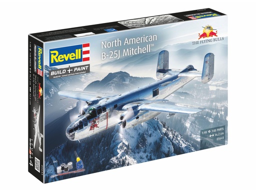 [ RE05643 ] Revell Cadeauset Flying B-25J Mitchell 1/48