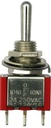 [ MU70714 ] Miniature toggle switch 1 x UMMT