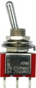 [ MU70712 ] Miniature toggle switch 1 x UMT