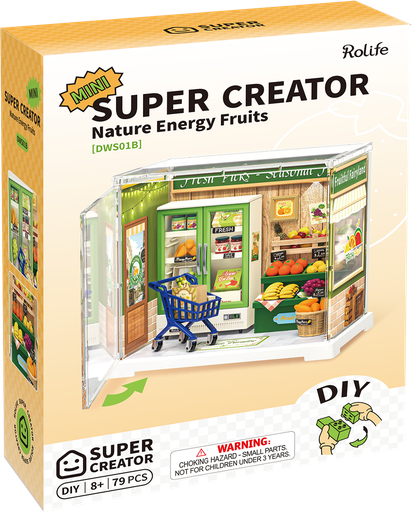 [ ROLIFEDWS01B ] Rolife Mini Super Creator Nature Energy Fruits