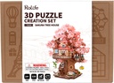 [ ROLIFETGS04 ] Rolife 3D Puzzle Creation Set Sakura Tree House