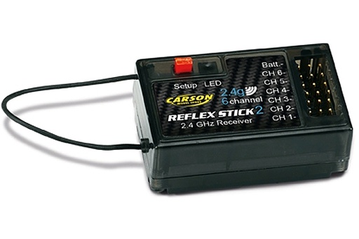 [ CA501537 ] Carson 6 k ontvanger reflex stickzender 2.4 ontvanger 6k zender nieuwe versie
