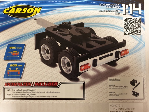 [ CA907210 ] Carson DOLLY 2 AXES 1/14
