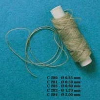[ COC281 ] Corel touw zandkleur 0.50 mm (30 meter)