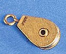 [ COC84 ] Corel koperen katrol/ working brass pulley 4 mm 1st