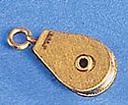 [ COC85 ] Corel koperen katrol / working brass pulley  6 mm 1st