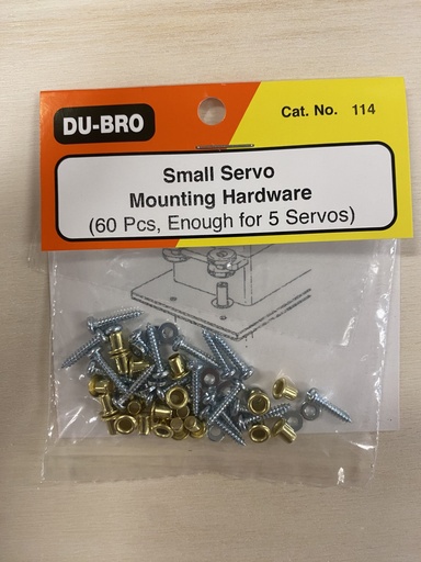 [ D114 ] Small servo mounting hardware