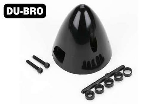[ D291 ] Dubro spinner 23/4"  (70mm)  zwart