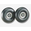 [ D350TL ] Dubro treaded lightweight wheel 3 1/2"  (89mm)  as 5/32" (4mm)