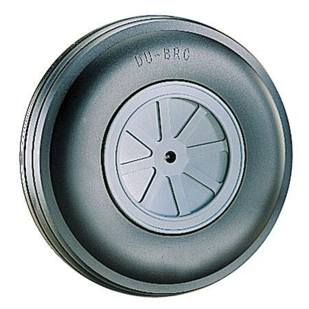 [ D400TL ] Dubro treaded light wheel 4&quot; (102mm)  as 3/16&quot;(5mm) 1stuk