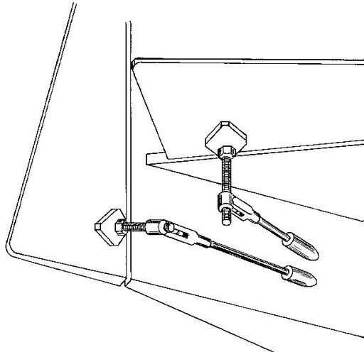 [ D493 ] adjustable control horn