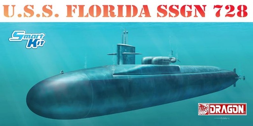 [ DRA1056 ] Dragon U.S.S.Florida SSGN 728 1/350