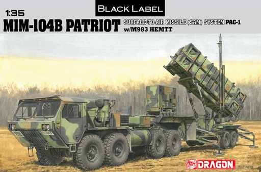 [ DRA3558 ] 1/35 MIM-104B PATRIOT SURFACE-TO-AIR MISSILE (SAM) SYSTEM (PAC-1) w/M9 
