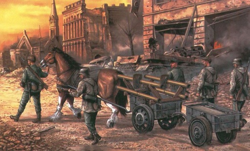 [ DRA6104 ] Dragon 8.8cm Panzerschreck Infanteriekarren 1/35