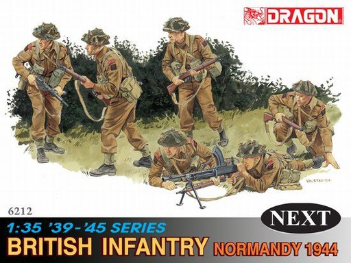 [ DRA6212 ] BRITISH INFANTRY (NORMANDY1944) 1/35