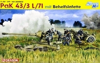 [ DRA6522 ] 1/35 PaK 43/3 L/71 mit BEHELFSLAFETTE (SMART KIT) 