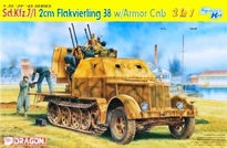 [ DRA6533 ] Sd.Kfz.7/1 2cm FLAKVIERLING 38 w/ARMOR CAB ( 2 in 1) 