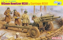 [ DRA6499 ] 105mm HOWITZER M2A1 & CARRIAGE M2A1 (SMART KIT) 