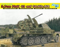 [ DRA6553 ] SD.KFZ.7 w/3.7 cm FLAK 43 AUF SELBSTFAHRLAFETTE (SMART KIT) 