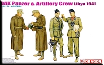 [ DRA6693 ] DAK PANZER & ARTILLERY CREW (LIBYA 1941) 
